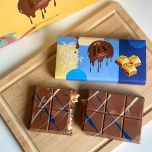 Pistachio Paste Chocolate Exotic Pistachio Chocolate <b>Bar</b> FIX Dessert - Product Image 6