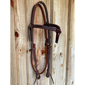 Juego de cabezada y pechopetral de cuero de alta calidad para caballo western con flecos turquesa, piedras hermosas y herrajes. - Product Image 4