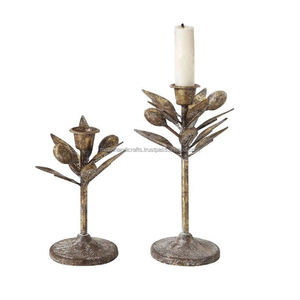 Creative Vintage Metal Candlestick Home Decoration Handmade Candle Holder Candlestick Decor <b>Miniature</b> Home Decor Art Gifts - Product Image 4