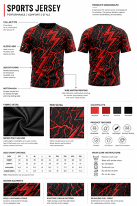 Custom Printed Sublimation Jersey Lightweight Sports <b>T</b>-<b>Shirt</b> for Teams - Product Image 5
