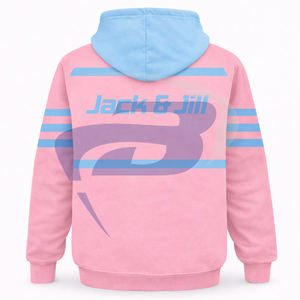 Robe à capuche oversize unie Jack And Jill Of America JAJOA Sorority – Grande taille, respirante, infroissable, style streetwear automne - Product Image 2