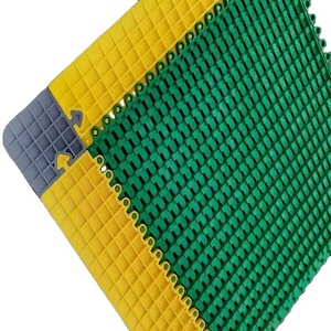 Dalles de sol modulaires en PVC pour garage et entrepôt, à emboîtement, pour sols en grille de garage - Product Image 2