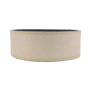 New Wholesale Customized Color Cowhide Power Lifting Belt 10mm Quick Release Lever <b>Fitness</b> <b>Safety</b> Power Lifting Belt Breathable - Product Image 4