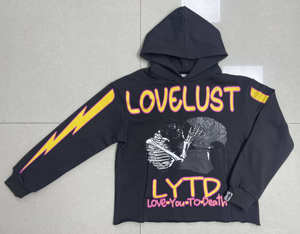 Sweat à capuche en strass de qualité supérieure, style streetwear oversize pour hommes et femmes, mode hip hop, sweat à capuche en strass de luxe - Product Image 5