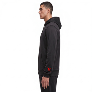 ชุดเสื้อฮู้ดและเสื้อสเวตเชิ้ตผ้าฝ้ายพิมพ์ลายโลโก้สำหรับผู้ชาย - Product Image 3