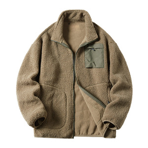 Sweat-shirt d'hiver personnalisé de haute qualité avec logo, pull unisexe en polaire sherpa, veste à capuche pour homme - Product Image 6