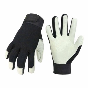 Gants de travail en cuir de chèvre de haute qualité, protection industrielle, résistance à l'abrasion et à la chaleur, gants de jardinage - Product Image 1