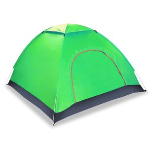 Tenda Pop-up Impermeabile per 4 Persone con 2 Porte Zanzariera, Montaggio Istantaneo, Borsa per il Trasporto, Utilizzo 4 Stagioni, Tenda da Campeggio - Product Image 1