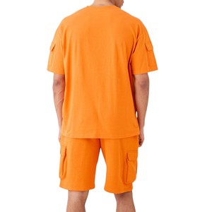 Ensemble chemise et short pour homme personnalisé avec logo, best-seller, vêtements d'été en deux pièces, ensemble court 100% coton pour homme, qualité supérieure - Product Image 6