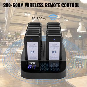 Sistema di chiamata Wireless F101 per ristoranti Hotel 16 cercapersone Max 98 Beepers tastiera Touch vibrazioni apparecchiature di servizio Hotel - Product Image 3