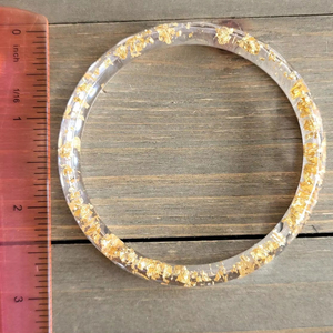 Venta al por mayor resina transparente mujeres brazaletes forma redonda diseño personalizado mujeres brazaletes a precio barato - Product Image 4