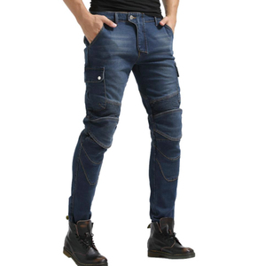 AA Rated Plus Size Men's Sportswear Custom Team Winter Racing <b>Motorbike</b> Jeans Breathable Quick Dry Stone Washed Zipper - Product Image 3