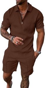 Conjunto de Camiseta y Pantalones Cortos Casuales para Hombre TRUPEXA Premium, 100% Poliéster, Ecológico, Transpirable, Ligero, Ropa de Verano OEM - Product Image 5
