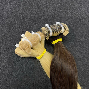 Extensions droites de cheveux vierges vietnamiens à prix d'usine modèle de trame d'anneau nano donneur brut de couleur claire fabriqué à partir de cheveux humains - Product Image 4