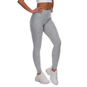 Leggings thermiques tricotés personnalisés pour femmes, taille haute, noirs, doublés polaire, épais, chauds pour l'hiver, en tissu respirant - Product Image 4