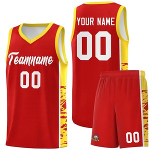 Maillot de basket-ball unisexe personnalisé, noir, col en V, sans manches, nom de l'équipe, numéro imprimé, vêtements de sport respirants, vêtements de sport pour adultes - Product Image 1