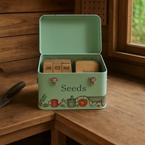 ชุดกล่องเก็บของโลหะ 3 ชิ้น ยูนิคอร์นแฮนดิคราฟท์ สไตล์ยุโรป ทนทาน ใช้งานได้ยาวนาน ระบายอากาศดี จัดระเบียบบ้าน ตกแต่งภายใน - Product Image 4
