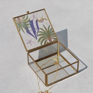 Boîte de rangement et organisateur de bijoux de luxe en verre imprimé, modèle 2026, vente en gros, sur mesure - Product Image 6
