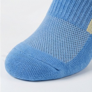 Blue Crew <b>Socks</b> Breathable Polyester Spandex <b>Running</b> Athletic Solid Color Adults Summer Knitted Sport <b>Socks</b> - Product Image 6