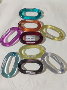 Chaînes décoratives en résine colorée au design moderne, personnalisables avec logo, faites à la main pour Diwali, anniversaires et mariages - Product Image 5