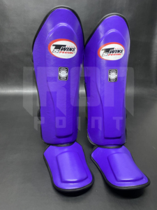 Espinilleras de Cuero Personalizables Ligeras para Adultos con Cierre de Gancho y Bucle TWINS Muay Thai MMA Protección Básica Personalizada - Product Image 2