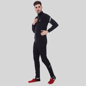 Ensemble de survêtement décontracté pour homme, coupe classique, été, toutes saisons, couleur unie, séchage rapide, haute qualité, poids moyen, longueur intégrale - Product Image 3