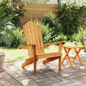 Sedia Adirondack in Legno di Teak Massiccio per Giardino, Media Durata - Product Image 3
