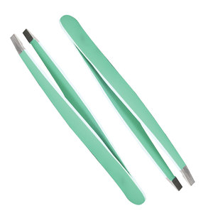 Pinzas para Cejas con Diseño de Corazón, Punta Inclinada, Pinzas para Depilar, Crea Tu Propio Diseño, Pinzas Profesionales de Acero Inoxidable para Cejas - Product Image 1