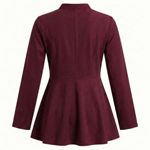 Chaqueta Médica Elegante y Moderna para Mujer, Uniforme de Enfermería con Cierre Frontal, Venta al por Mayor, Logotipo Personalizado, Ropa de Salud - Product Image 3