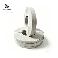 Bande de bordure en PVC tissé gris pâle pour étagères et bordures de meubles