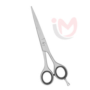 Ciseaux de coiffure professionnels en acier inoxydable de 6 pouces pour droitiers, ciseaux de barbier, outil de coupe de cheveux à bord rasoir pour salon - Product Image 1