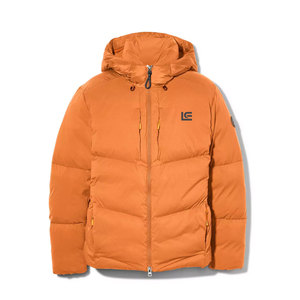 Veste matelassée respirante à capuche pour adultes grandes tailles, manches longues, col montant, logo sur le devant, haute qualité, fabriquée au Pakistan - Product Image 1