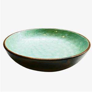 Centro de Mesa Rústico de Madera Maciza, Bandeja Ovalada Tipo Bote para Decoración de Mesa de Comedor, Venta al Por Mayor - Product Image 3