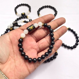 Pulsera de Piedras Preciosas del Zodiaco Escorpio, Cuentas de Cristal Natural con Amuleto Grabado de Escorpio, Joyería Astrológica al por Mayor - Product Image 4