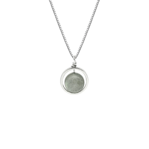 Collier classique en argent sterling S925 avec perles en cristal et strass - Product Image 1