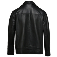 Veste en cuir véritable pour homme, vêtement tendance, cuir souple de haute qualité, coupe confortable, design élégant pour une utilisation décontractée et en plein air