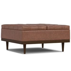 Mariah Lift Top Table Storage Ottoman: Eleganti Sgabelli e Pouf Contenitori - Product Image 5