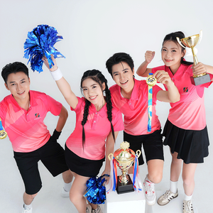 Customizable Breathable Printed Polyester Sports Jerseys Collar Unisex Outdoor Teamwear Team Uniform Training Attire - Product Image 2