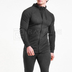 Pakistan Fabrication Couleur Unie 100% Coton Hommes Gym Fitness Hoodies Logo Imprimé Personnalisé Teint Uni pour la Saison d'Hiver - Product Image 2