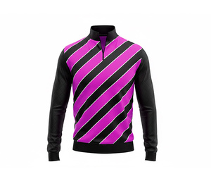 Custom Sports Quarter Zip Jersey Manufacturer <b>Men</b> Women Youth Sportswear Quick Dry Team <b>Pullover</b> - Product Image 3