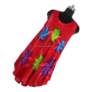 Nuevo Vestido Largo Maxi de Verano 2026 para Mujer, Estilo Bohemio Tie Dye, Cuello Redondo, Sin Mangas, Vestido Boho Gypsy Tie Dye - Product Image 1