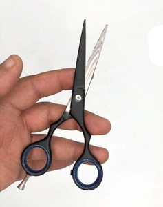 Ciseaux de barbier professionnels en acier inoxydable Tegra pour droitiers, lame tranchante, poignée en caoutchouc, 28 dents, haute qualité, vente en gros - Product Image 4