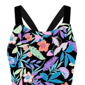 Maillot de bain de course sur mesure pour femme, une pièce, séchage rapide, léger, respirant, confortable, matière durable - Product Image 6
