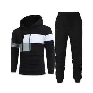 2026 <b>Men</b> Winter Hooded Heavyweight Printed 100% Cotton Premium <b>Lounge</b> Wear Tracksuit OEM Service - Product Image 2