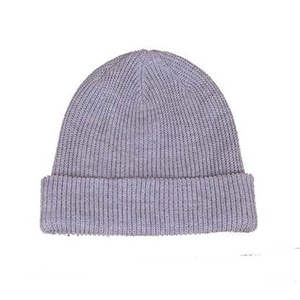 Unisex Solid Color Knitted Beanie <b>Hat</b> 56-58CM Winter Casual Cap for Adults <b>Navy</b> Blue Red White Gray - Product Image 6