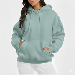 Sudadera con Capucha Extra Grande de Invierno para Mujer, Estampada, de Alta Calidad, Servicio OEM, Uso Diario, 100% Algodón, Personalizada - Product Image 5