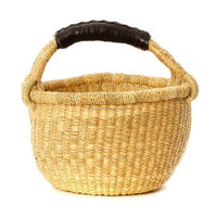 Panier de rangement en jonc de mer fait main et durable, personnalisable, multifonctionnel, décoratif, design classique/moderne sur mesure