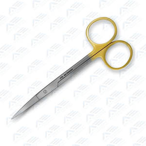 Tijera médica Goldman de alta calidad, instrumentos médicos de 13cm, nitidez de corte superior, acero inoxidable alemán con mangos dorados - Product Image 3