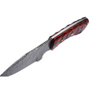 Cuchillo Artesanal de Acero de Damasco con Hoja de Punta Caída y Mango de Micarta para Caza, Cuchillos de Hoja Afilada en Venta - Product Image 4