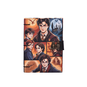 <b>A5</b> Premium Handmade Paper Notebook Lock Diary 200 Pages Double Side Writing Fantasy Character Art Design Journal Gift Stationery - Product Image 3